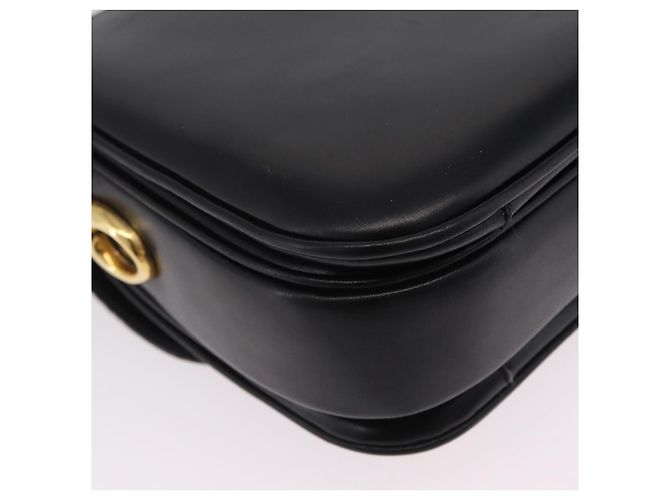 Céline Borsa a tracolla CELINE in pelle nera e oro Auth ep16020A Nero D'oro - vista 17