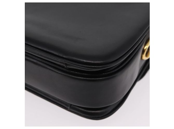 Céline Borsa a tracolla CELINE in pelle nera e oro Auth ep16020A Nero D'oro - vista 18