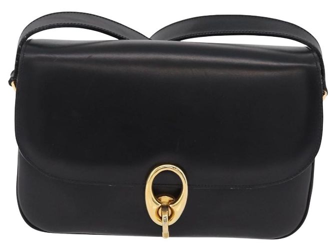 Céline Borsa a tracolla CELINE in pelle nera e oro Auth ep16020A Nero D'oro - vista 2