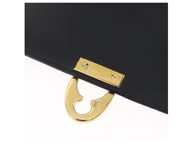 Céline Borsa a tracolla CELINE in pelle nera e oro Auth ep16020A Nero D'oro - vista 23
