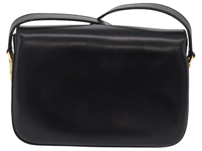 Céline Borsa a tracolla CELINE in pelle nera e oro Auth ep16020A Nero D'oro - vista 3