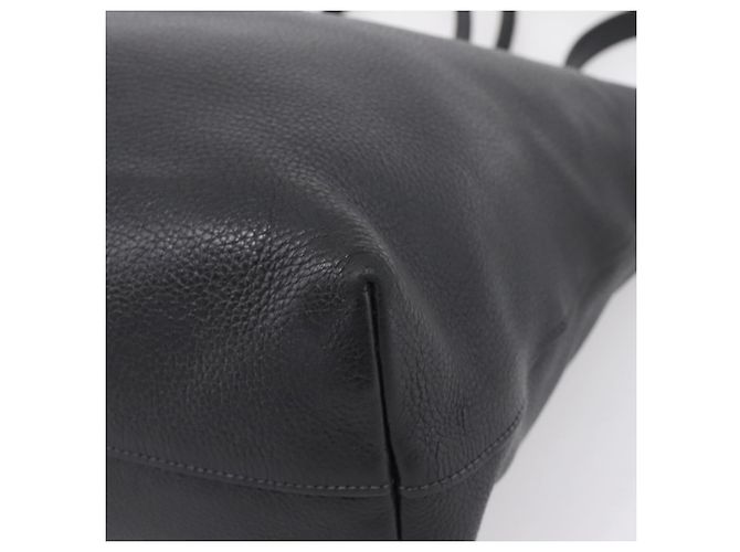 Borsa Tote PRADA in pelle 2way Nero Oro Auth yk21027V D'oro - vista 14