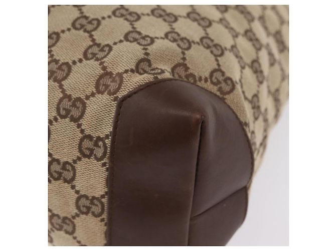GUCCI GG Canvas Tote Bag Beige Silver 019 0401 Auth ka6572 Silber - Ansicht 11