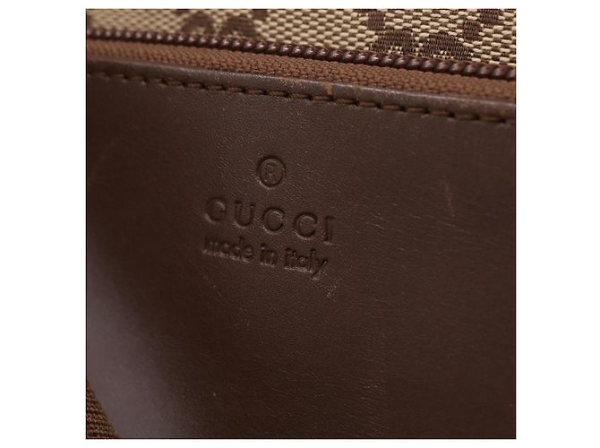 GUCCI GG Canvas Tote Bag Beige Silver 019 0401 Auth ka6572 Silber - Ansicht 14