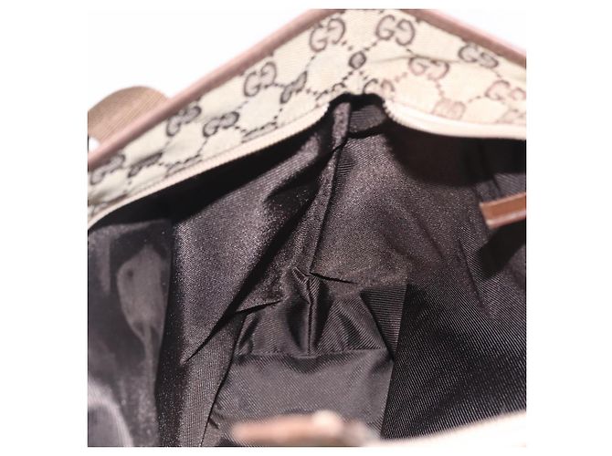 GUCCI GG Canvas Tote Bag Beige Silver 019 0401 Auth ka6572 Silber - Ansicht 19