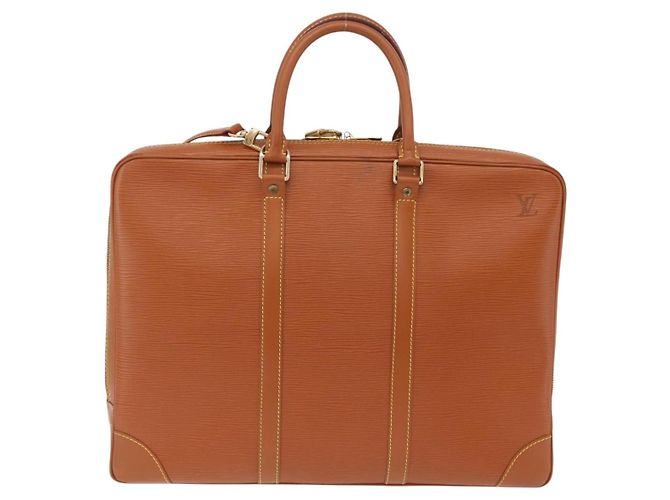 LOUIS VUITTON Epi Porte Documents Voyage Bag Zipangu Gold M54478 Auth 208878V - vista 2