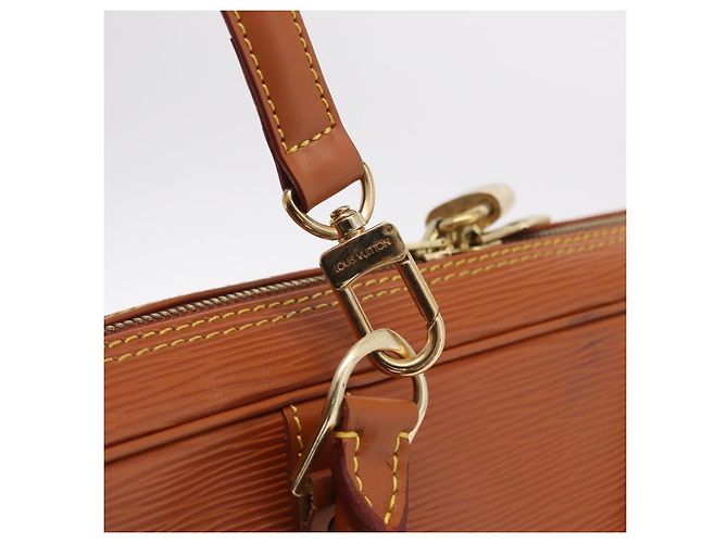LOUIS VUITTON Epi Porte Documents Voyage Bag Zipangu Gold M54478 Auth 208878V - vista 24