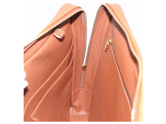 LOUIS VUITTON Epi Porte Documents Voyage Bag Zipangu Gold M54478 Auth 208878V - vista 29