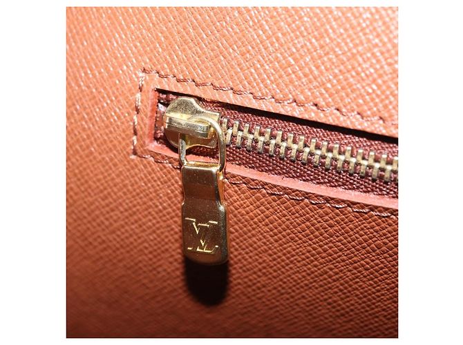 LOUIS VUITTON Epi Porte Documents Voyage Bag Zipangu Gold M54478 Auth 208878V - vista 30
