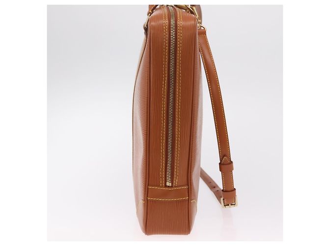LOUIS VUITTON Epi Porte Documents Voyage Bag Zipangu Gold M54478 Auth 208878V - vista 5