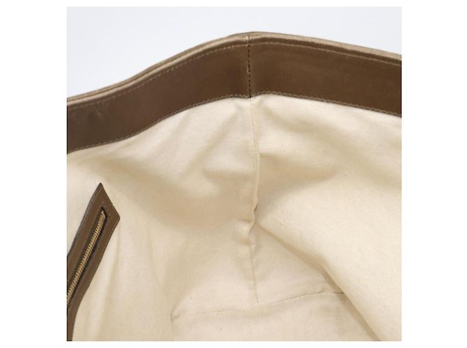 Sac Cabas GUCCI GG Canvas Beige Gold 269956 Auth BA16448 Doré - vue 20