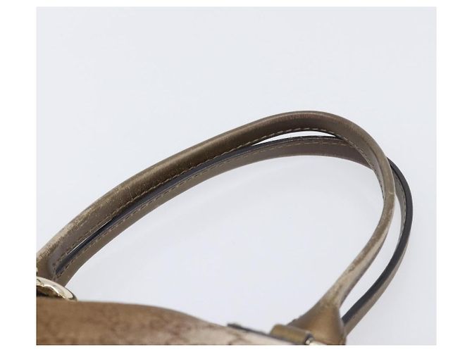 Sac Cabas GUCCI GG Canvas Beige Gold 269956 Auth BA16448 Doré - vue 9