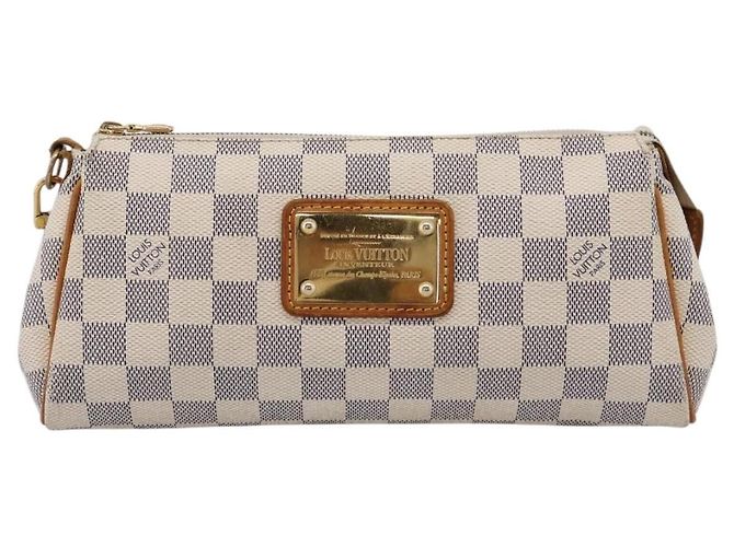 LOUIS VUITTON Damier Azur Eva Shoulder Bag N55214 LV Auth LN062 - vista 2