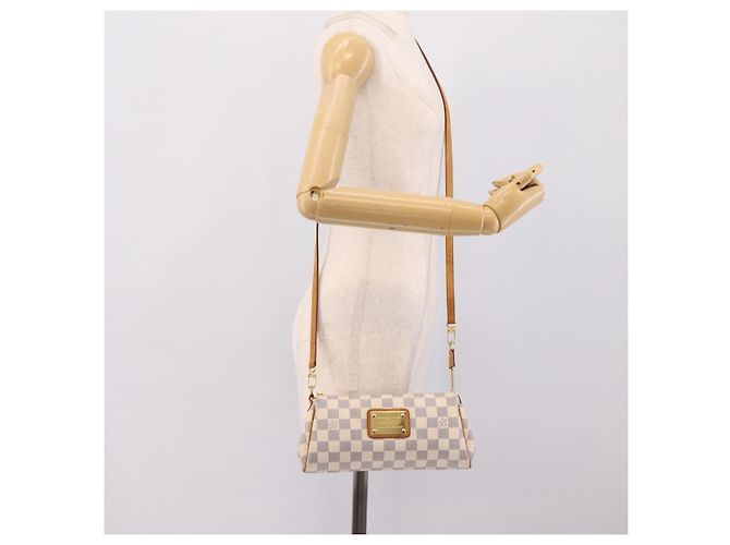 LOUIS VUITTON Damier Azur Eva Shoulder Bag N55214 LV Auth LN062 - vista 23