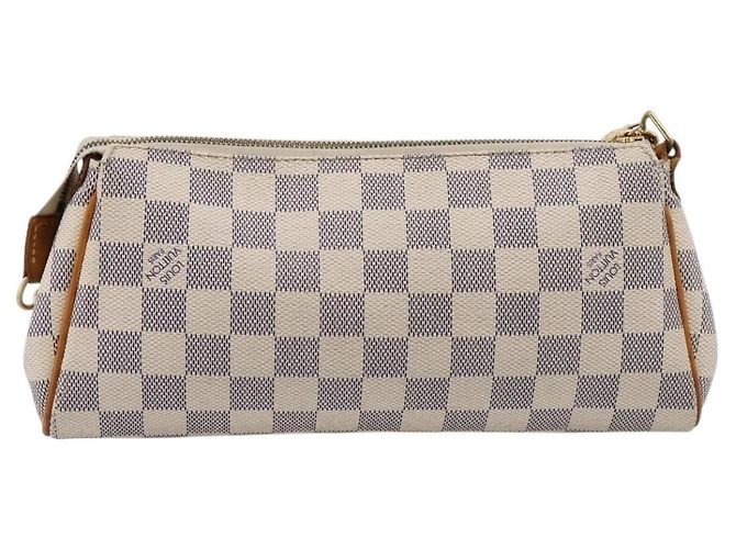 LOUIS VUITTON Damier Azur Eva Shoulder Bag N55214 LV Auth LN062 - vista 3