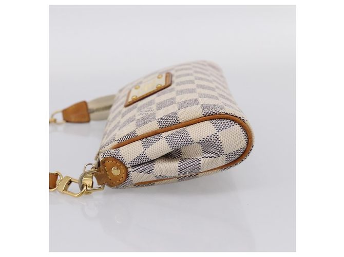 LOUIS VUITTON Damier Azur Eva Shoulder Bag N55214 LV Auth LN062 - vista 4