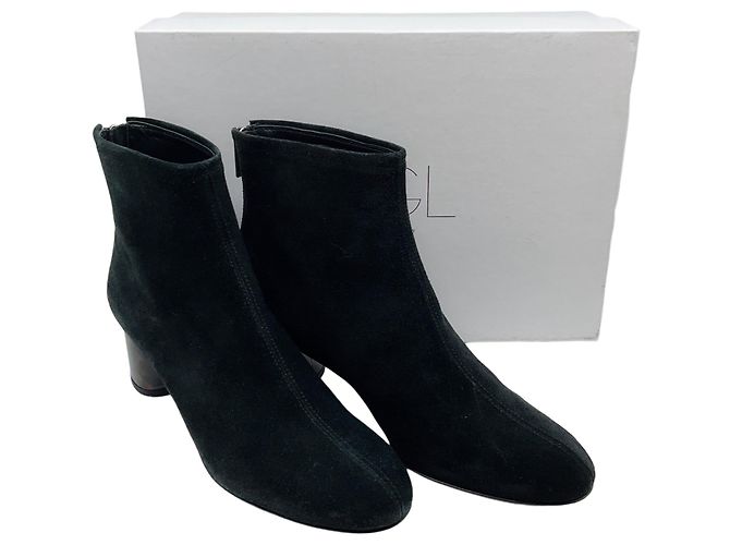 Autre Marque Botines AGL Black Suede Veta Precious Negro - vista 6
