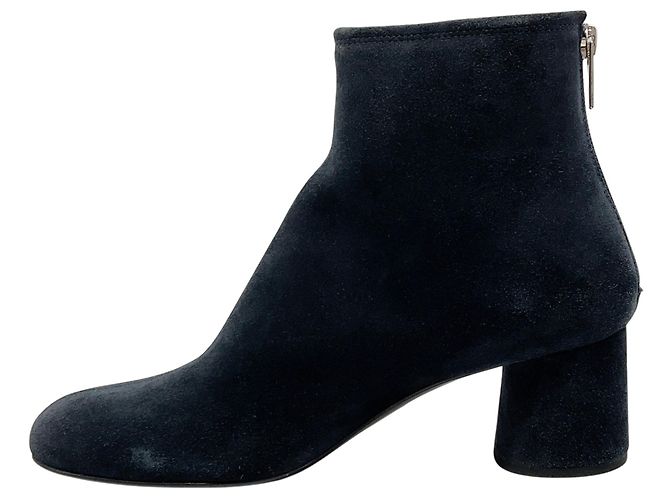 Autre Marque Botines Olga AGL de gamuza Night Blue Azul marino - vista 3