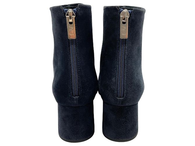 Autre Marque Botines Olga AGL de gamuza Night Blue Azul marino - vista 5