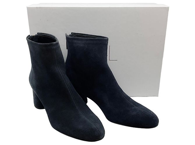 Autre Marque Botines Olga AGL de gamuza Night Blue Azul marino - vista 6