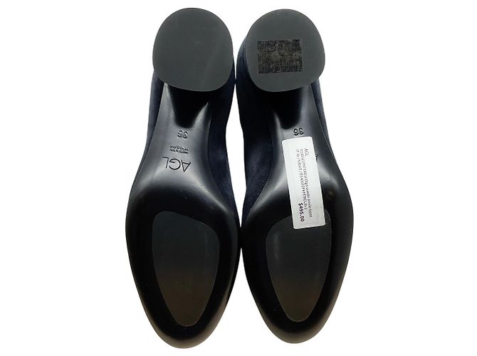 Autre Marque Botines Olga AGL de gamuza Night Blue Azul marino - vista 7