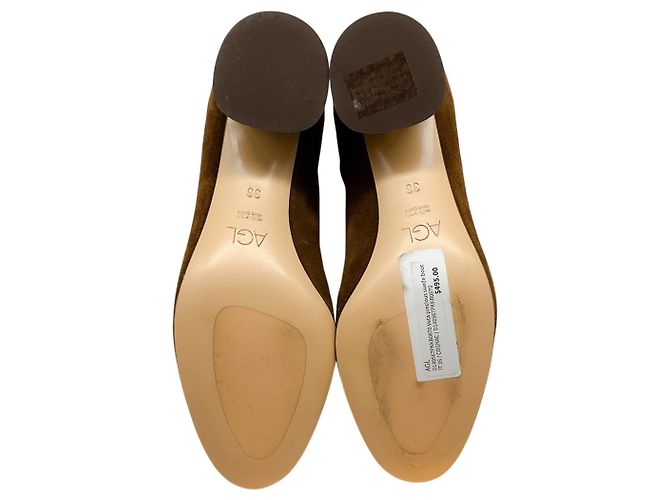Autre Marque Botines AGL Brown Suede Veta Precious Castaño - vista 7