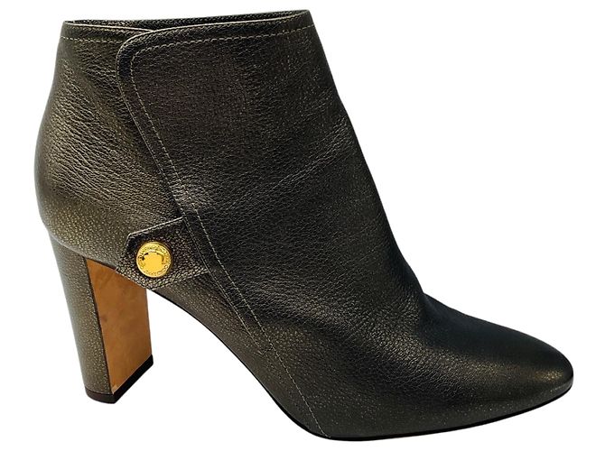 Botines Jimmy Choo de piel granulada metalizada bronce Metálico - vista 2