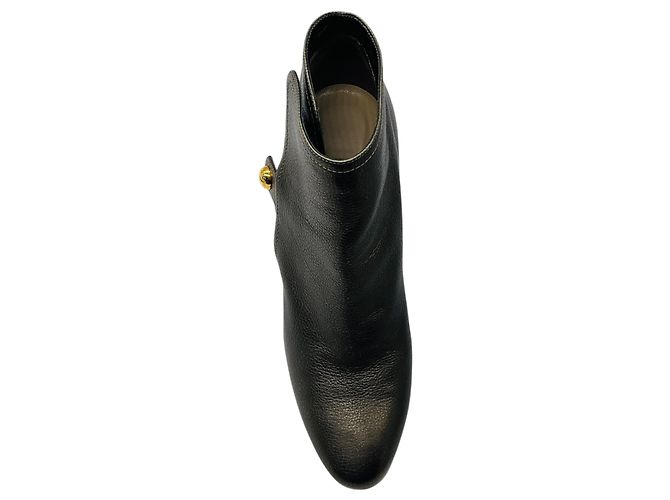Botines Jimmy Choo de piel granulada metalizada bronce Metálico - vista 4