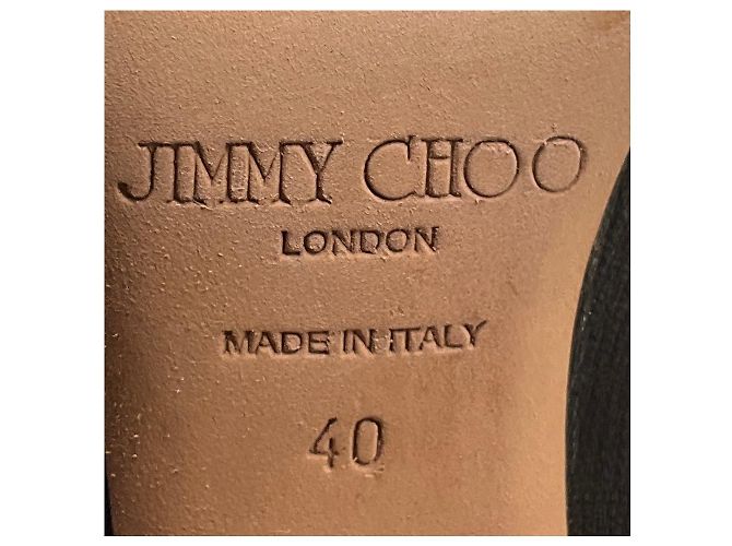 Botines Jimmy Choo de piel granulada metalizada bronce Metálico - vista 7