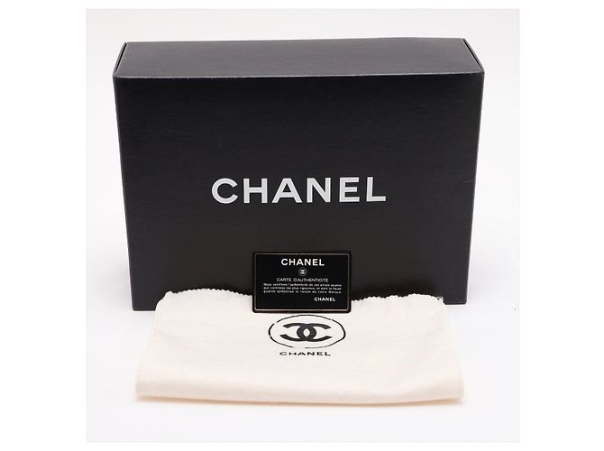 Timeless Chanel Vintage Classic Double Flap Medium Schultertasche aus gestepptem Lammleder Schwarz - Ansicht 11