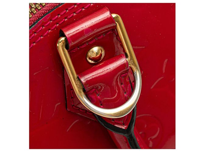 Louis Vuitton Monogram Vernis Alma BB Satchel rot - Ansicht 10