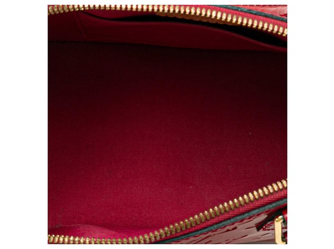 Louis Vuitton Monogram Vernis Alma BB Satchel rot - Ansicht 4