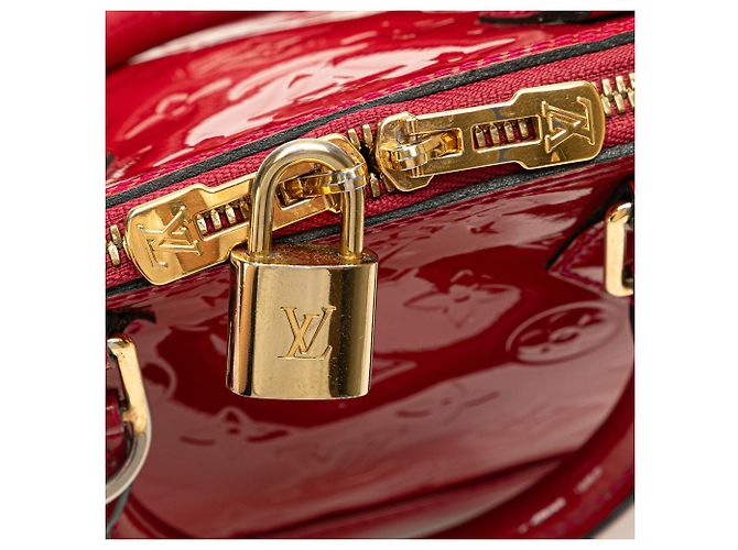 Louis Vuitton Monogram Vernis Alma BB Satchel rot - Ansicht 7