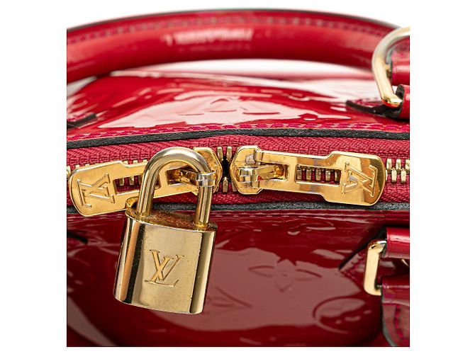 Louis Vuitton Monogram Vernis Alma BB Satchel rot - Ansicht 8