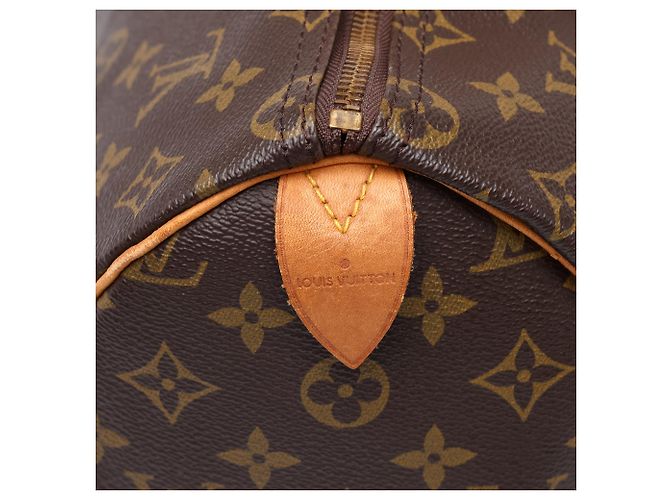 Borsa Boston Louis Vuitton Monogram Speedy 35 Marrone - vista 5