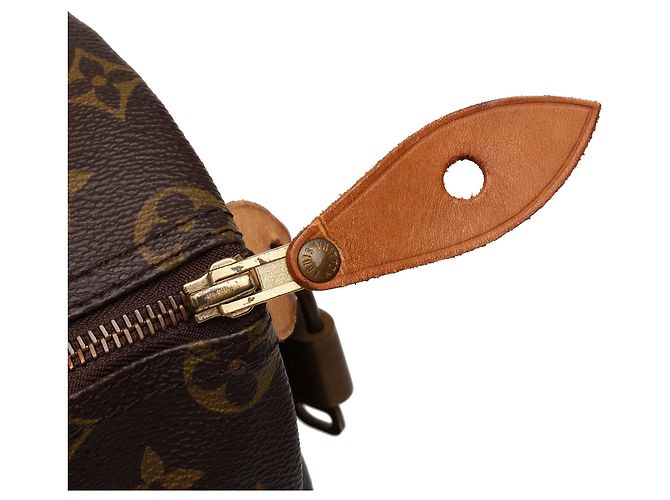 Borsa Boston Louis Vuitton Monogram Speedy 35 Marrone - vista 6