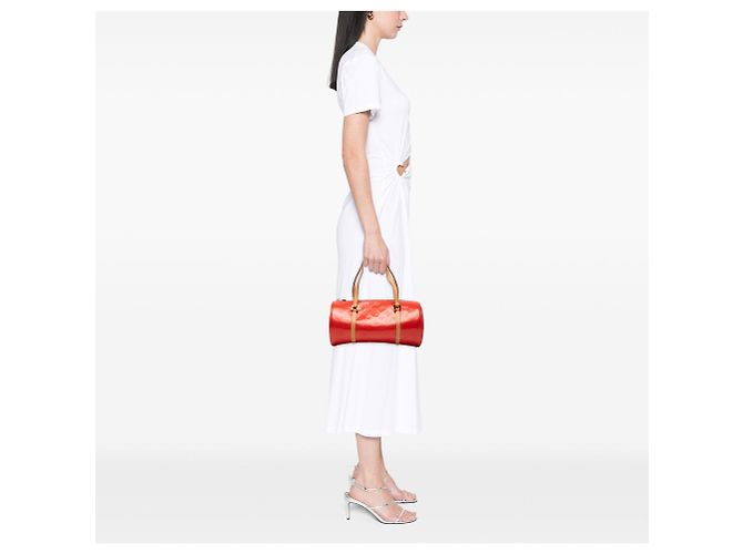 Borsa Louis Vuitton Monogram Vernis Bedford rossa Rosso - vista 10