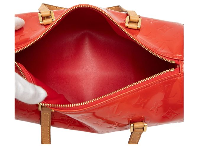 Borsa Louis Vuitton Monogram Vernis Bedford rossa Rosso - vista 4