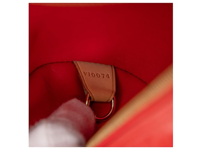 Borsa Louis Vuitton Monogram Vernis Bedford rossa Rosso - vista 6