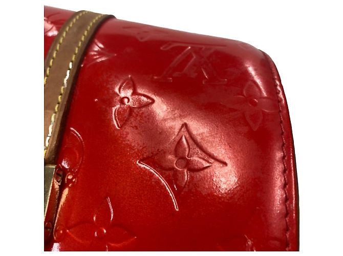 Borsa Louis Vuitton Monogram Vernis Bedford rossa Rosso - vista 9