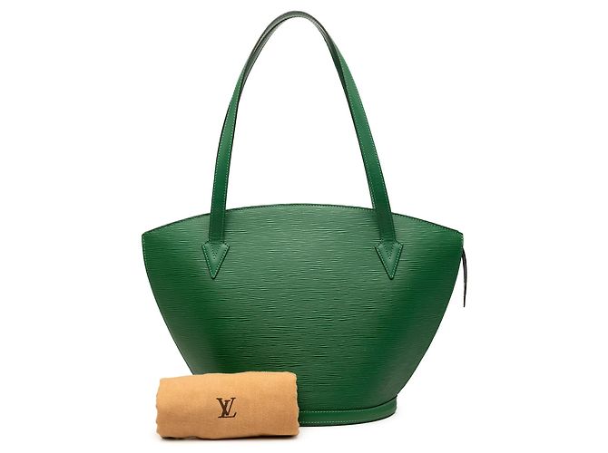 Bolso de hombro Louis Vuitton Epi Saint Jacques GM con correa larga, Verde - vista 10