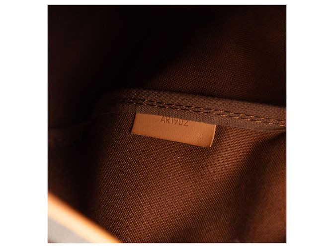 Borsa a tracolla Louis Vuitton Monogram Saumur 35 Marrone - vista 5