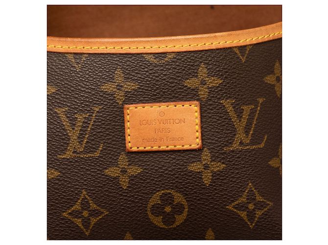 Borsa a tracolla Louis Vuitton Monogram Saumur 35 Marrone - vista 6