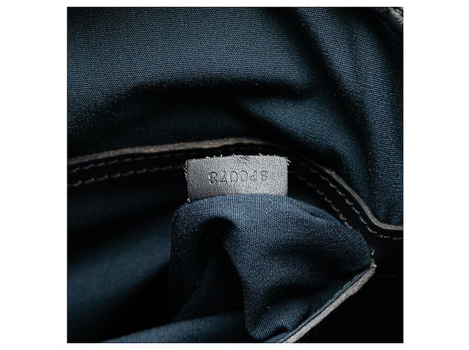 Zaino Louis Vuitton Monogram Mini Lin Montsouris GM Blu - vista 6