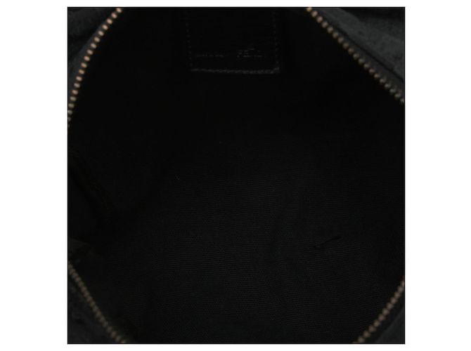 Borsa Fendi Zucchino Canvas nera Nero - vista 4