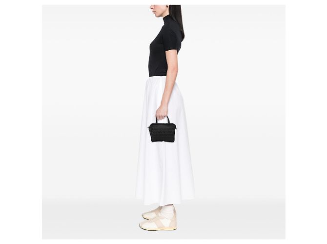 Borsa Fendi Zucchino Canvas nera Nero - vista 6