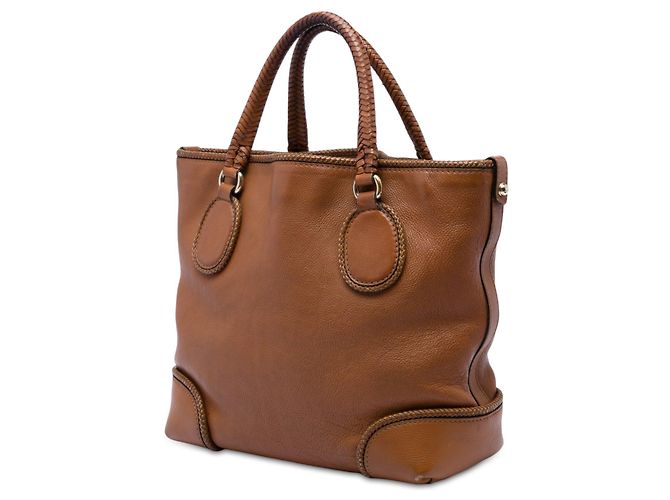 Tote Marrakech Gucci in pelle di vitello marrone - vista 2