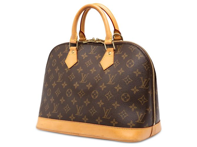 Bolso de mano Louis Vuitton Monogram Alma PM Marrón Castaño - vista 2