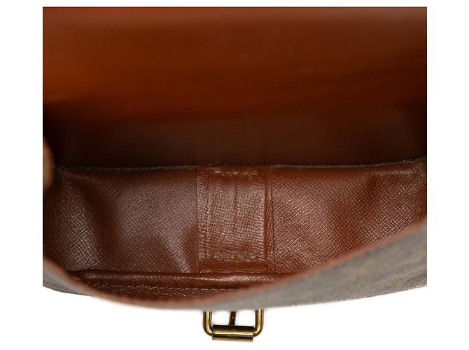 Borsa a tracolla Louis Vuitton Monogram Cartouchiere PM Marrone - vista 4