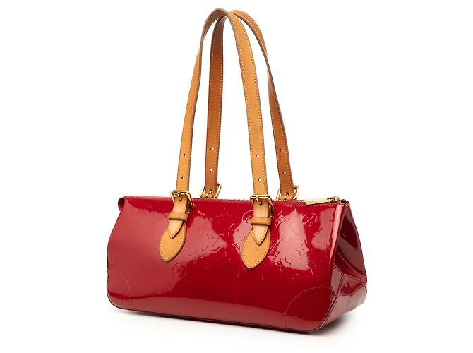 Borsa a tracolla Louis Vuitton Monogram Vernis Rosewood Avenue rossa Rosso - vista 2